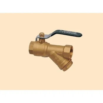 Vodovodní kohout Vodní kulový kohout Hydroland TYTAN 1 s filtrem - ZKWF-25-WW