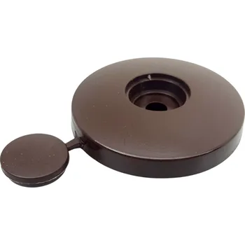 Zahradní stavba Přítlačný terčík pro desky tl. 16mm hnědý (bez těsnění)