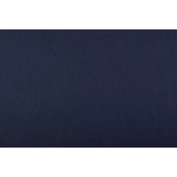Bavlněná látka s příměsí lnu v tmavě modré barvě 0652/600