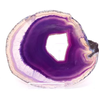 Přírodní kámen Magieprirody.cz Achátový plát velikost 11 cm + stojánek #1845 - Top kvalita