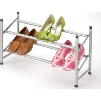 Botník Zeller Present Botník, police na boty, chromovaný, nastavitelný až na 117cm