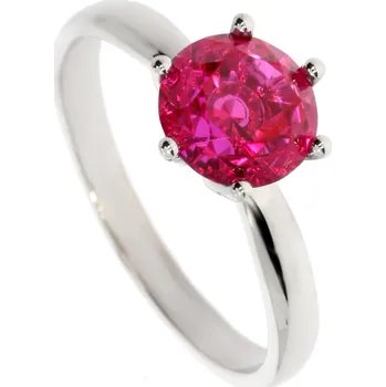 Prsten Zlatnictví Helios Prsten z bílého zlata B33641.