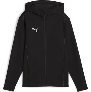 Dámská mikina Mikina s kapucí Puma teamFINAL Casuals Hooded Jkt Jr 658529-03 Velikost 140