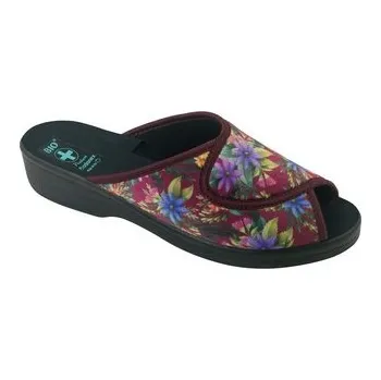 Dámské polobotky Dámské domácí pantofle Adanex DD 28823 kytička 38