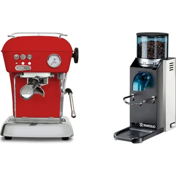 Kávovar Ascaso Dream ONE, Love Red + Rancilio Rocky Doserless