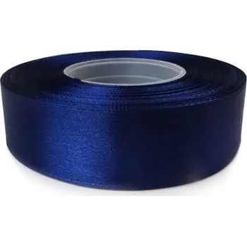 Stuha Saténová stuha noční modrá 25mm (Saténová stuha noční modrá 25mm)