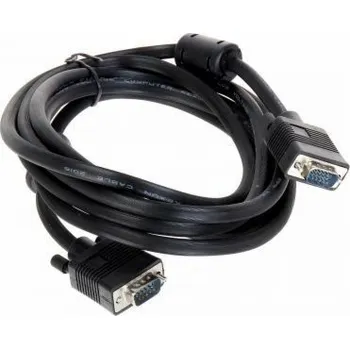 Video redukce D-Sub (VGA) - D-Sub (VGA) kabel 3m černý (VGA-3.0-WW/F)