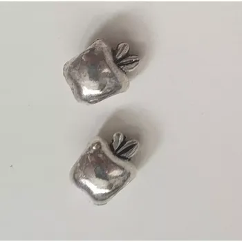 Dětské navlékací korálky Korálek VELKÝ PRŮVLEK - jablko (korálky typu PANDORA)