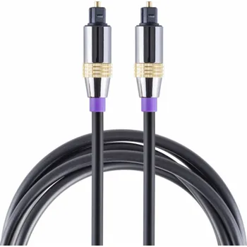 Audio kabel Libox Toslink - kabel Toslink 3m stříbrný (LB0031)