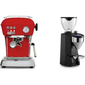 Kávovar Ascaso Dream ONE, Love Red + Rocket Espresso SUPER FAUSTO, black