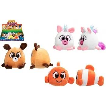 plyšák Teddies Zvířátko plyšové 10x8cm mix druhů 24 ks v boxu 24m+