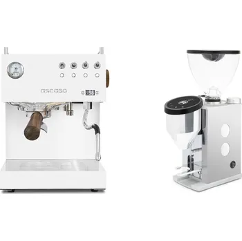 Kávovar Ascaso Steel DUO PID, White&Wood + Rocket Espresso FAUSTINO 3.1…