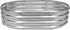 Vyvýšený záhon Vyvýšený oválný záhon 140 x 60 x 30 cm pozinkovaný stříbrný