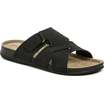 Pánské pantofle Magnus 340-2021-A1 černé pánské nazouváky EUR 42