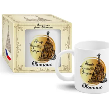 hrnek 300ml, OLOMOUC SLOUP NEJSVĚTĚJŠÍ TROJICE, DB, keramika