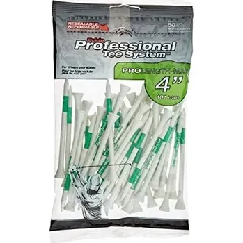 Golfová tyčka Pride Professional Tees dřevěná týčka, 101mm, 50ks