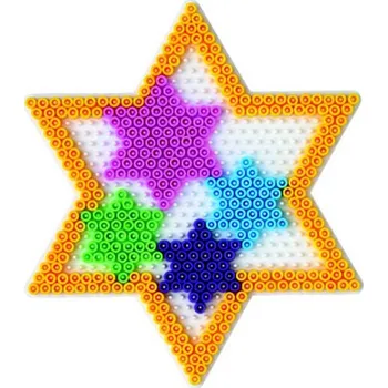 Dětské navlékací korálky Hama Podložka na zažehlovací korálky MIDI - velká hvězda