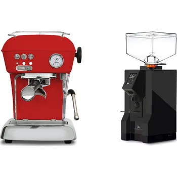 Kávovar Ascaso Dream ONE, Love Red + Eureka Mignon Perfetto, BL black