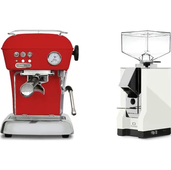 Kávovar Ascaso Dream ONE, Love Red + Eureka Mignon Silenzio, CR white