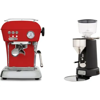 Kávovar Ascaso Dream ONE, Love Red + ECM V-Titan 64, anthracite
