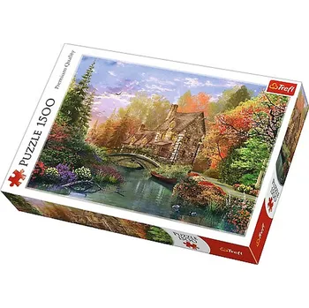 Trefl Puzzle 26136 Chata u jezera - 1500 dílků