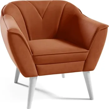 Křeslo Křeslo Valera - Velutto 33 Barva nožiček: Bílá