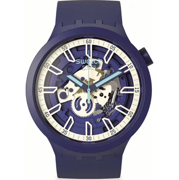 Hodinky Hodinky Swatch Big Bold Blue SB01N102