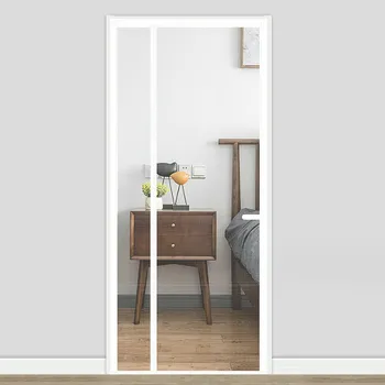 Síť proti hmyzu Magnetická síť proti hmyzu do dveří - bílá Rozměry: šířka 80 cm x výška 210 cm, Druh: bílá levá