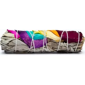 Vonná tyčinka Vykuřovací svazek Bílá šalvěj a růže 7 čaker