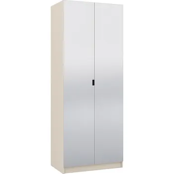 Šatní skříň FOX k | skříň 80 | 2x zrcadlo | kašmír | do systému FOX