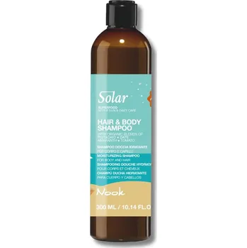 Šampon Nook Solar SuperFood Hair and Body Shampoo - šampon na vlasy a tělo, 300 ml