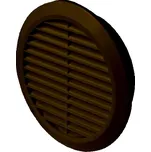 Den Braven Mřížka větrací kruhová se síťovinou Ø 125 / 110 mm hnědá