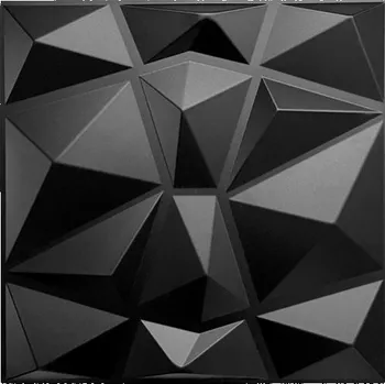 Obklad Obkladové panely 3D PVC DIAMANT černý DIAMANT D094 černý