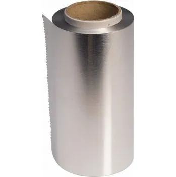 Kadeřnický alobal na melír 18 micro, stříbrný, 150 m