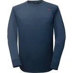 2117 Ullanger Eco Pánské triko s dlouhým rukávem z merino vlny tm.modrá S