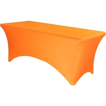 Napínací potah Elastický potah LITE na stůl 122 x 60 cm (190 g/m2) Barva: oranžová