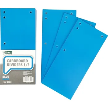 d.rect - rozdružovač 10,5 x 24 cm modrý, 100 ks