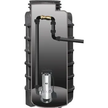 Příslušenství k čerpadlu AQUACUP SUMOBOX 2000 - 1x BEST INOX 1100, Přečerpávací box 1286