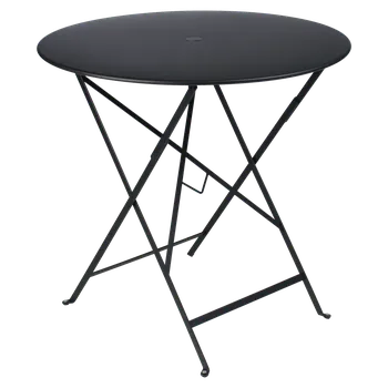 Zahradní stůl Skládací stolek Fermob BISTRO P.77cm - Liquorice