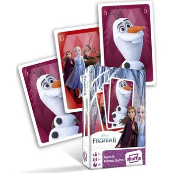 Karetní hra Cartamundi Karty Černý Petr a memo 2v1 0979 - Ledové království 2, Frozen