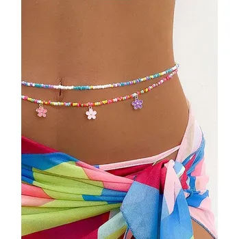 Náramek Flamenco Mystique Řetěz BODY CHAIN KWS11, Délka 68+25 cm, vyroben ze slitin obecných kovů bez niklu a chromu