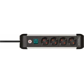 Prodlužovací kabel Brennenstuhl Premium Alu-Line 4cestný prodlužovací kabel