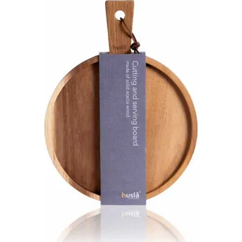 Kuchyňské prkénko Prkénko Husla na servírování, dřevěné, 30x30cm