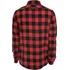 Pánská košile Urban Classics Checked Flanell Shirt TB297 černá/červená, XL