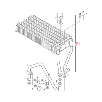 Kotel Junkers Tepelný výměník Junkers 87154061770