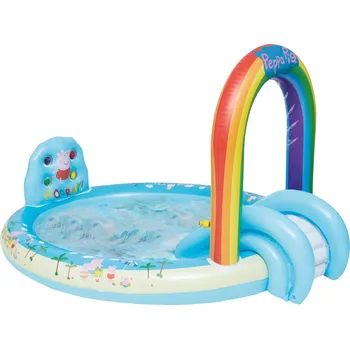 Dětský bazének Bestway Dětský bazén se skluzavkou Prasátko Peppa 198 x 150 x 102 cm Prasátko Peppa