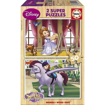 Educa Puzzle dřevěné 15915 Sofie první 2x50 dílků