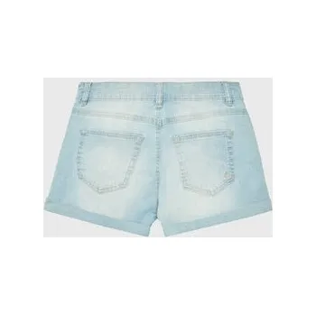 United Colors Of Benetton Džínové šortky 4XA2C9010 Světle modrá Regular Fit 140