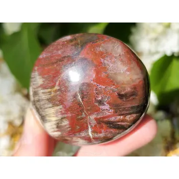 Přírodní kámen Zkamenělé dřevo hladký kámen (Madagaskar) 120g