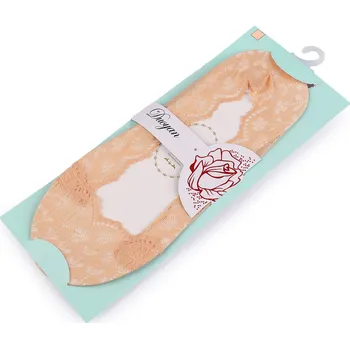 Dámské ponožky Dámské / dívčí ponožky do tenisek / balerín krajkové s protiskluzem